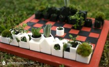 これカワイイ！植物が植えて楽しむ“チェス駒”ミニチュアプランター