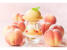 “恋する桃のパフェ”付き！「VINO BUONO」土日祝限定のご褒美ランチ発売中