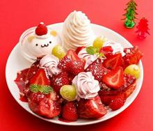今年はアイスがサンタさんに変身♡アイボリッシュ、真っ赤なベリーのフレンチトーストはクリスマスのお楽しみ♩