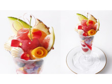 川崎「資生堂パーラー」に旬の国産フルーツを盛り付けた“ブーケパフェ”が登場