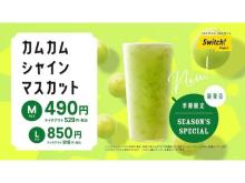 人気のフルーツ・シャインマスカットの食感を楽しむ“食べるジュース”が新発売！