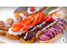 美味しくておしゃれ！エクレア専門店「NOBANA」がオンラインサイトをリニューアル