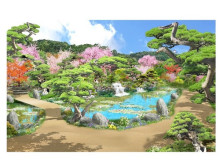 2022年4月、伊勢忍者キングダムに世界的庭園デザイナーが手掛ける「江戸庭園」が誕生