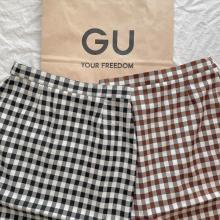 GUの「ナロースカート」はギンガムチェックにきゅん。すっきり見えが叶う、実は内緒にしたい春の秘密兵器です