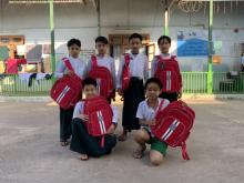 「E.G.YUON」がミャンマーの児童養護施設の子どもたちにリュックサックを寄付