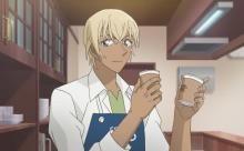 『コナン』ゼロの日常、第1話の場面カット公開　喫茶ポアロでバイトする彼の朝は早い