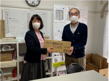 東日本電信電話が「フードバンクみたか」へ非常災害用食料品を寄贈