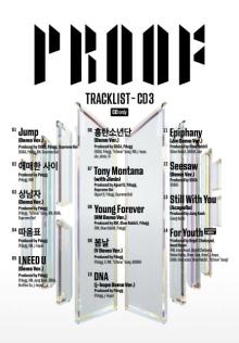 BTS、3枚組アルバム『Proof』トラックリスト出そろう　ファンソング「For Youth」や未発表曲も