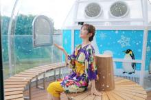 “サウナ好き”神谷由香『スパジャポ』新施設を満喫「時間を忘れて楽しめる場所」