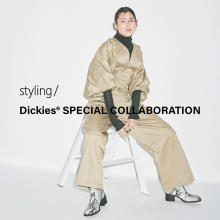 「styling/」×「Dickies」のセットアップがたまらなく欲しい…。色味も光沢感もめちゃおしゃれじゃない？