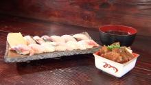 『オモウマい店』鮮魚の握り12貫＋海鮮丼がダブルで楽しめ1000円、子どもは無料の寿司屋を能登で発見