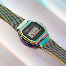 キラッと輝く幻のレインボーカラーがおしゃれ！日本未発売だったCASIOのデジタル腕時計がTiCTAC限定で登場
