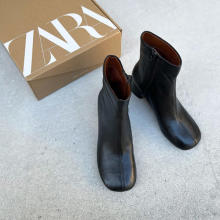 手が届きやすい「ZARA」の本革ブーツが“ハイブラレベル”で大当たり！履き心地も抜群でもう病みつきだよ