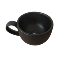 スタイリッシュな空間に！小さい陶器洗面ボウル＆コーヒーカップ型の陶器洗面ボウル