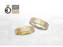 杢目金屋のイニシャルリングがGerman Design Award 2023を受賞