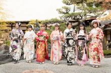 NMB48、新成人メンバー7人が晴れ着姿で“飛躍”誓う　平山真衣「渋谷凪咲さんを追い越せるぐらい」
