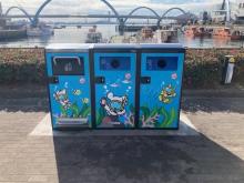 【愛知県名古屋市】スマートゴミ箱「SmaGO」に、ニッショーと名古屋港水族館のコラボデザインが誕生
