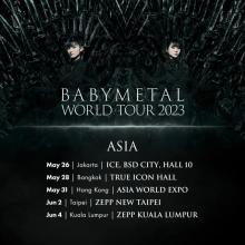 BABYMETAL、初のアジア＆オーストラリアツアー発表