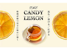 ドライレモンにキャンディをコーティングした「CANDY LEMON」登場