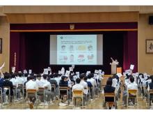 【東京都杉並区】NTSセーフティ家計総合研究所が、高校三年生に「お金のトラブル」等をテーマに講演