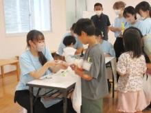 【兵庫県神戸市】神戸女子大学でオープン親子保育教室を実施中！7月は「ウォーターマットで遊ぼう！」