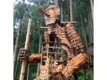 森の中に10m以上の巨人のオブジェを作る！「森の巨人プロジェクト」第3弾始動