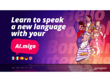 語学学習アプリ「gymglish」シリーズに、AIと会話練習できる新機能「AI Migo」追加！