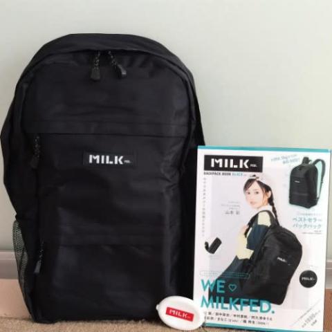 かわいい黒リュックがたったの00円 Milkfed Backpack Book は売り切れる前にgetしよ プリキャンニュース