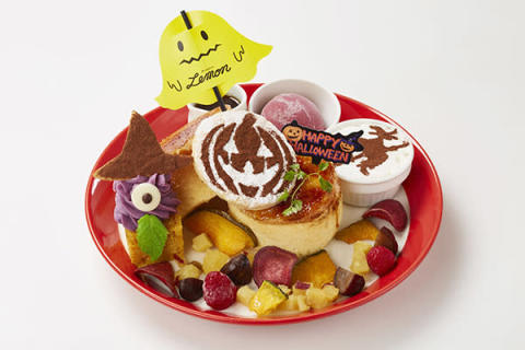 ハロウィンのキャラクターたちがお皿の上に大集合 パンケーキ専門店 バター で ハロウィンフェア が開催 プリキャンニュース