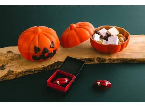 人気のかぼちゃ型チョコボックス＆吸血鬼リップ型ショコラが今年も登場！
