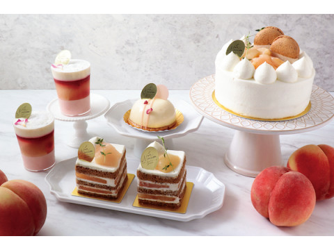 洋菓子専門店「ラ・メゾン白金グラン」に、桃づくしの新作ケーキ3種が登場！