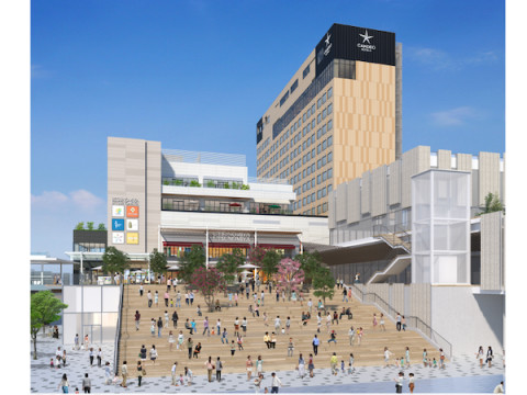 宇都宮駅に「Utsunomiya Terrace」誕生予定！シンボルマークも決定