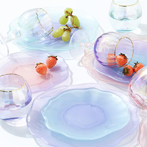 Francfranc、テーブルウェア「オパール」の新作ガラスウェア