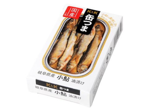 特有の苦みもくせになる味わい！「K＆K 缶つま 岐阜県産 小鮎油漬け」が新発売