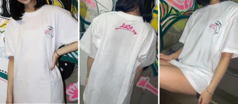大阪モード学園と「CIAOPANIC」のコラボTシャツ「MAKE⇄USE designed by Sayaka Yamamoto」