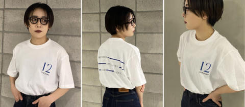 大阪モード学園と「CIAOPANIC」のコラボTシャツ「T-SHIRT BACKGROUND designed by Shiho Aino」