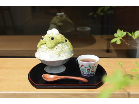 日本茶カフェ『八屋』に「ずんだクリームと玄米茶のかき氷」が期間限定で登場！