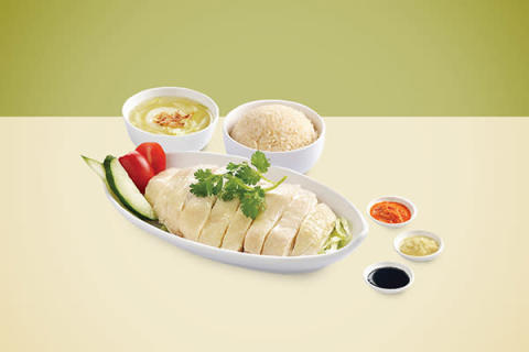 シンガポールチキンライス専門店「CHATTERBOX EXPRESS」で提供される「Mandarin Chicken Rice」