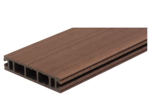 夏でも熱くなりにくい快適な再生木材デッキ材「プレジィウッド ライトデッキ材」