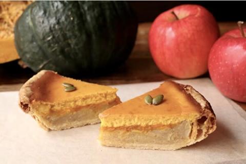 グラニースミス アップルパイ アンド コーヒー、秋限定、パンプキンチーズケーキアップルパイ