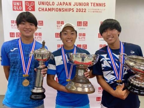 ノアテニスアカデミー所属の3選手が、ユニクロ全日本ジュニアテニス選手権2022で優勝