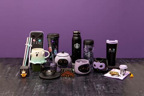 スターバックス、Purple Halloween、BLACK CATS GET MAGICコレクション