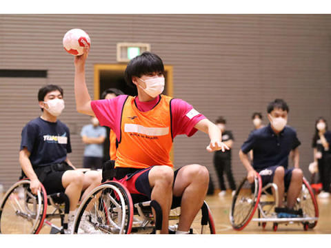 体験会も実施！ジークスター東京の公式戦で「車椅子ハンドボールコラボイベント」開催
