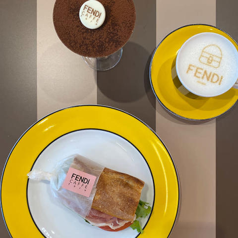 「フェンディ カフェ バイ フォル（FENDI CAFFE by foru）」の提供メニュー
