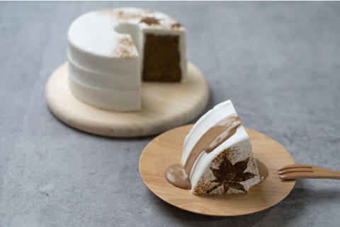 This is CHIFFON CAKE.の紅茶のシフォンケーキ「モミジ」