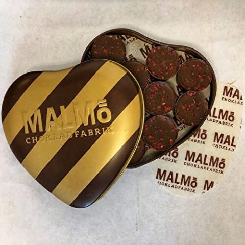 スウェーデンのオーガニックチョコレートブランド「マルメ・ショコラファブリック」の「マルメ ハートボックス」