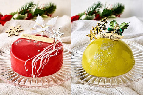 フランス発「ベイユヴェール」の2022クリスマスケーキ「ガトー フロマージュ ノエル」2種