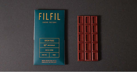 石川県金沢市のBean to barチョコレートブランド「FILFIL」のベトナム産ダークチョコレート