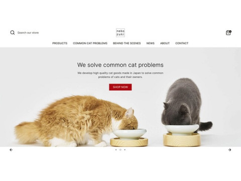 岩手から世界へ！ネコ用グッズを販売する『nekozuki』の北米向けECサイトオープン