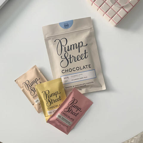 Pump Street Bakery Chocolateのタブレットチョコ